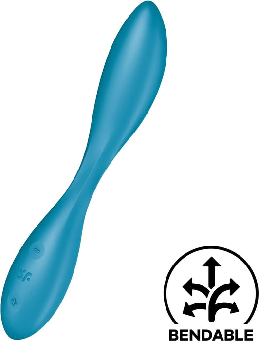 Flexibilus G taško vibratorius su dviem galingais varikliais ir USB įkrovimu