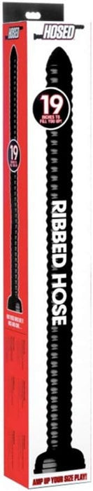 19 inch curved rimmed anal toy with strong attachment base