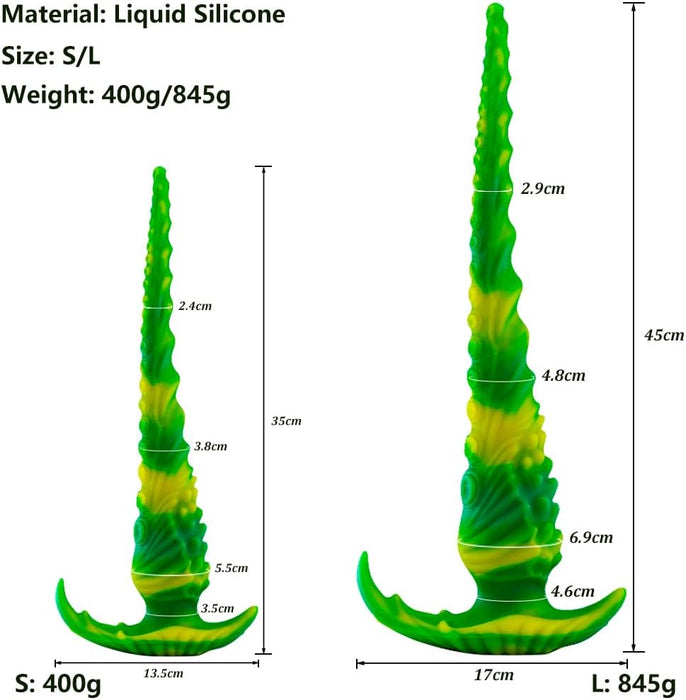 Realistic octopus-shaped dildo with strong suction cup attachment