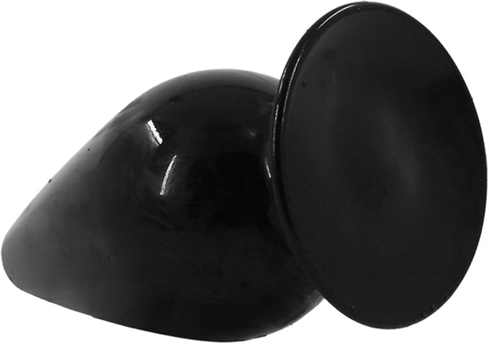 Large anal plug with strong suction function, black, size S