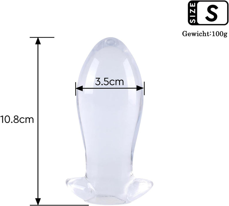 Dėlionės Formos Analinis Dildo su 4 Dydžiais - Giliai Stimuliuojantis Sekso Žaislas