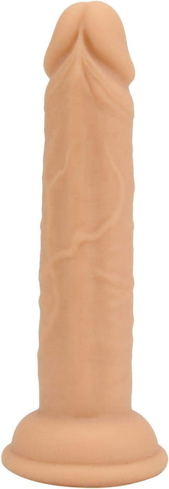 4.5 inch silicone dildo with strong attachment base