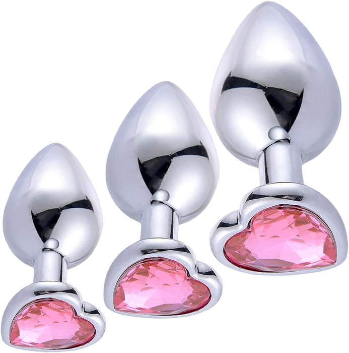 Metal anal plug with diamond – an elegant and comfortable choice