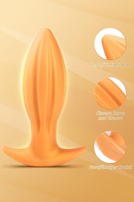 Super soft liquid silicone anal plug for beginners and advanced users