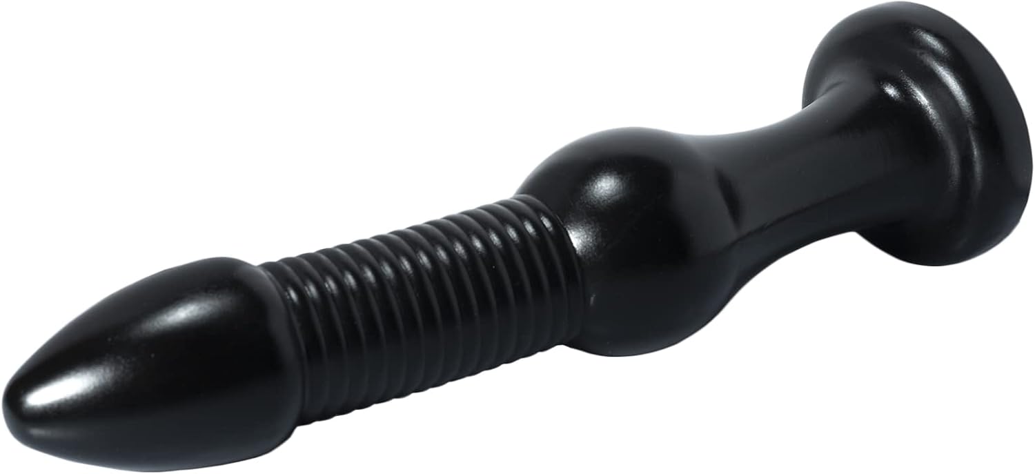 Realistic 28.5 cm long anal plug with strong suction pad