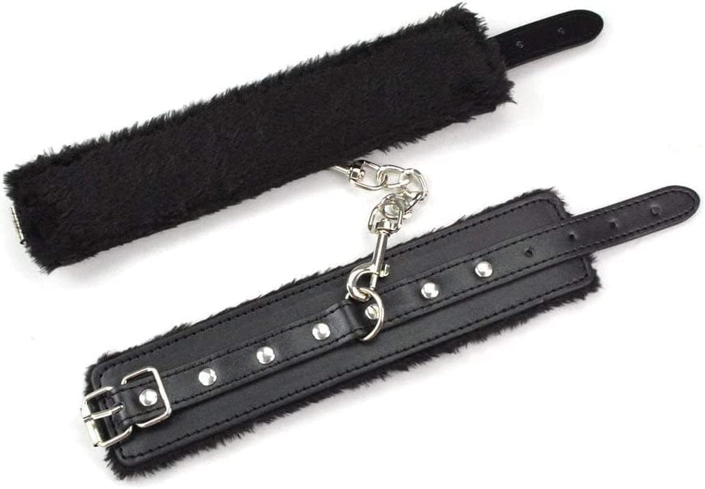 SM Bondage Set with handcuffs and leg cuffs for intimate games