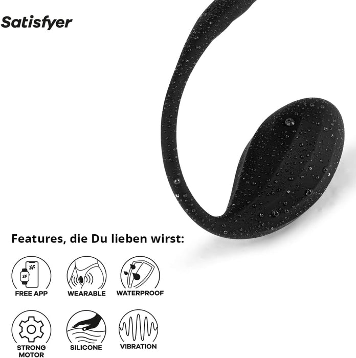 Ribbed Petal Connect App G-spot vibration - compact, portable, waterproof