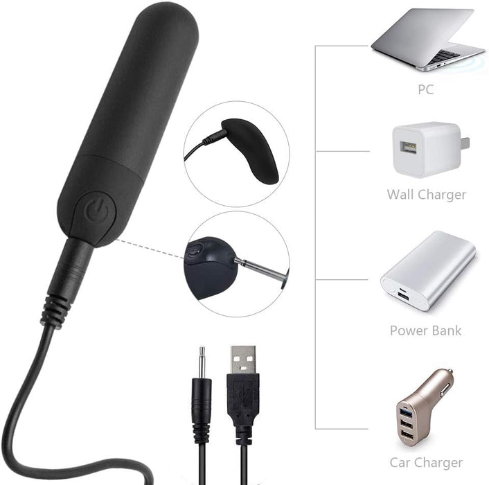 Mini vibrator set with remote control, waterproof and silent