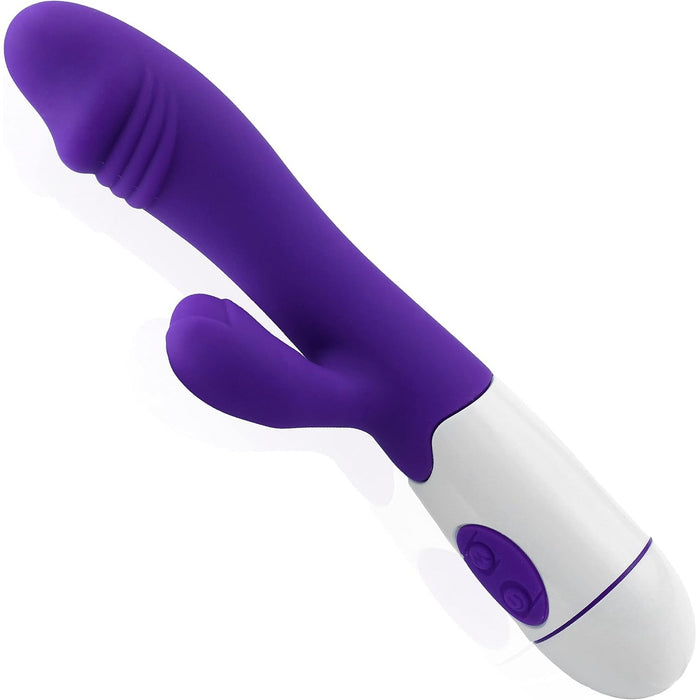 Vibratorius klitoriui su 30 režimų ir 19 cm ilgio efektyviai stimuliuoja G tašką