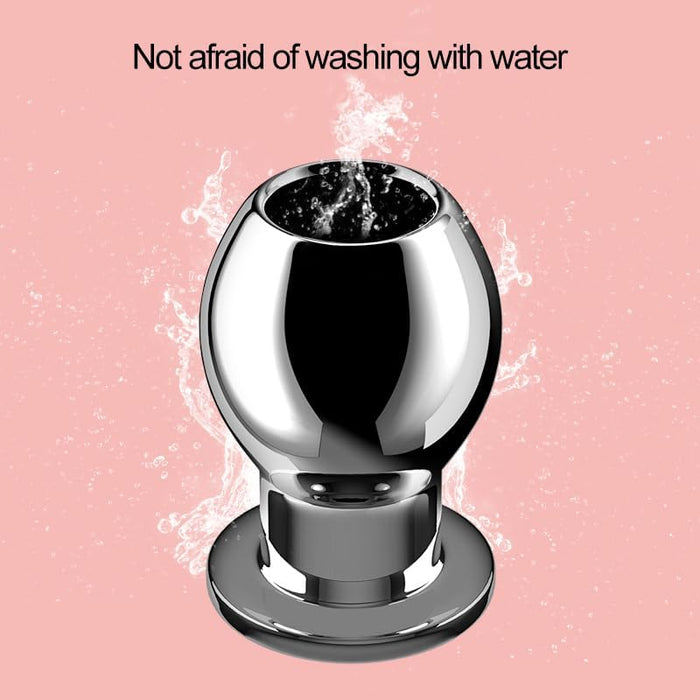 Hollow Metal Anal Plug for Couples - Comfortable Anal and Vaginal Expander