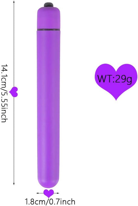 Mini Vibratorius su 10 greičių ir vandeniui atspariu dizainu moterims