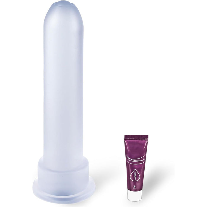 Realistiškas 23 cm Dildo su Stipria Prisiurbimo Pagrindu ir Lanksčia Medžiaga