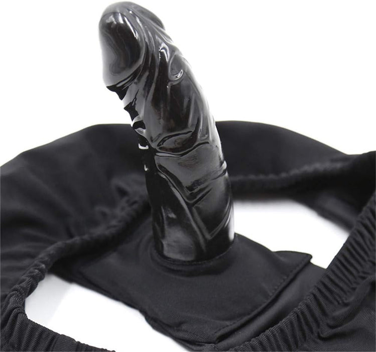 Vyriški patentuotos odos apatiniai su nuimamu analiniu kaiščiu