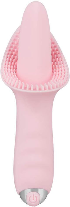 Rechargeable tongue vibrator with 10 modes and IPX7 water resistance