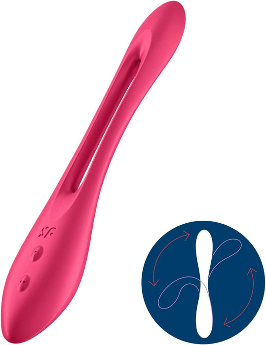 Flexible multi-function vibrator for women, men and couples with 16+ modes