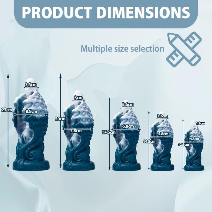 Hippogreif – Silikoninis penio antgalis su stipria prisitvirtinimo sistema ir penkiais dydžiais