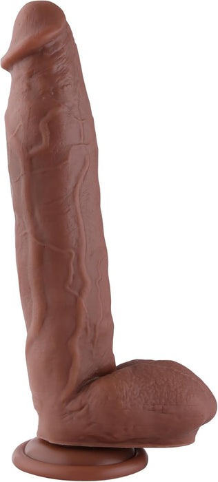 Large realistic dildo 29.5 cm with KlicLok system and double density