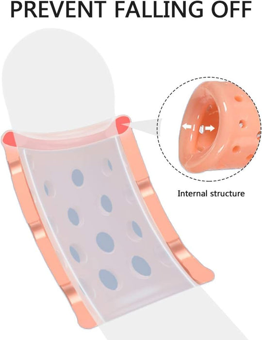 Deluxe Silicone Cock Ring Set – 5 Elastic Rings for More Intense Pleasure