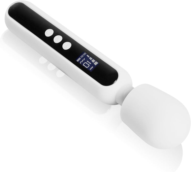 "THE ROCK XL" 23.5 cm ultra-powerful vibrating massager for women with screen