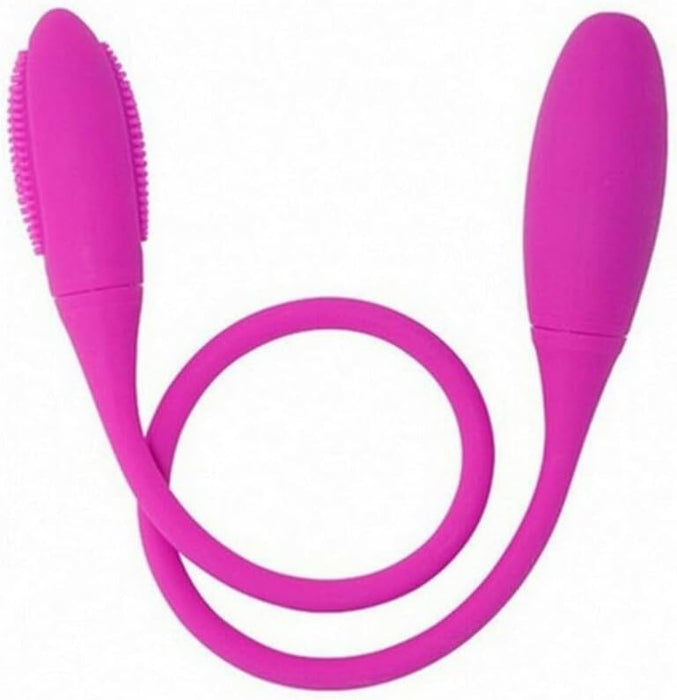 60 cm dual-head silicone vibrator with 7 vibration modes and water resistance