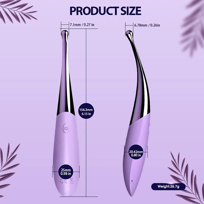 Compact and quiet vibrator set with 12 vibration modes