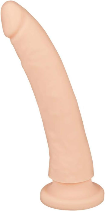 Natural dildo with strong suction base, skin-friendly silicone, size S