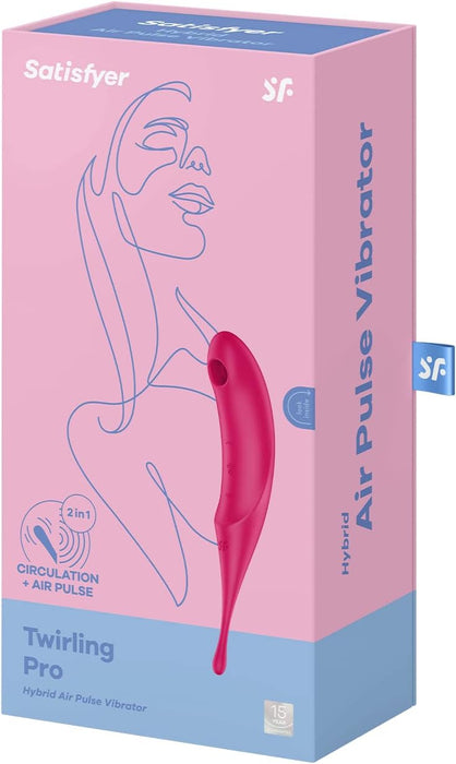 Twirling Pro Clitoral Vibrator with 11 Pulsating Waves and 12 Vibration Modes