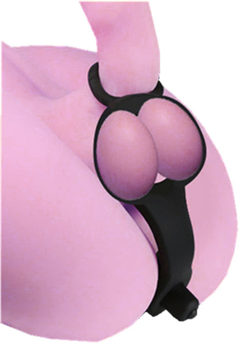 Anal vibrator for men with prostate stimulation and penis ring - 10 vibration modes