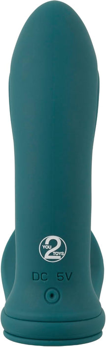 Vibrating 3-in-1 toy for couples with remote control