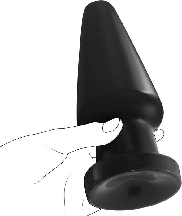 Large anal plug with a diameter of 7 cm - a set for advanced players