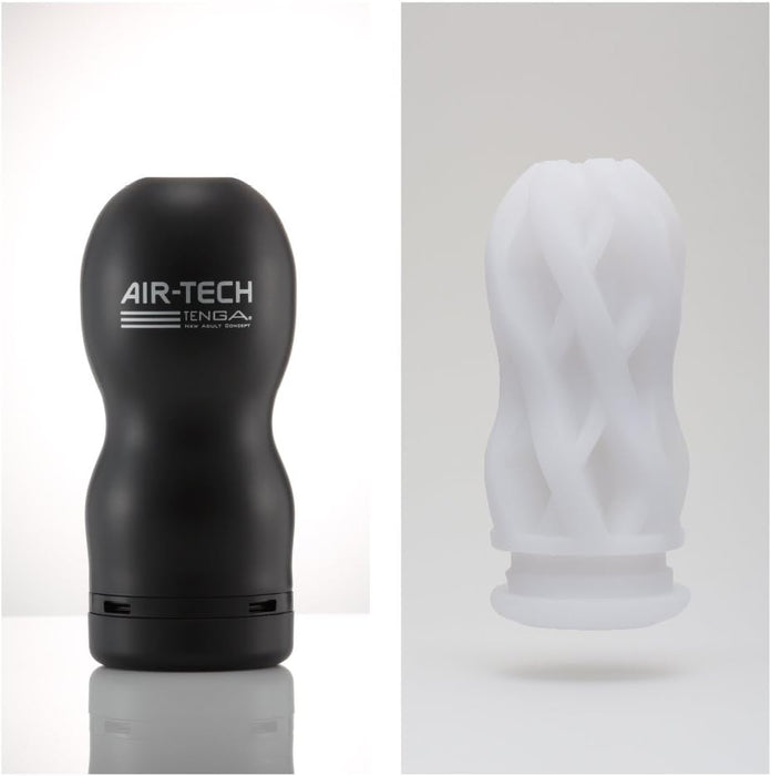 Air-Tech reusable male pleasure device, black, strong