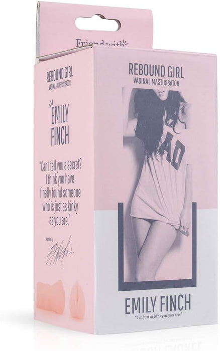 Realistiškas vyriškas masturbatorius Emily Finch – kompaktiškas, odos spalvos
