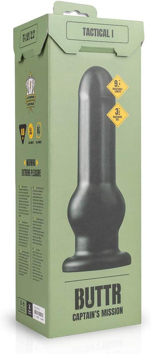 Taktiškas dildo su stipria prisitvirtinimo siurbimo pagalve, 23,85 cm gylis