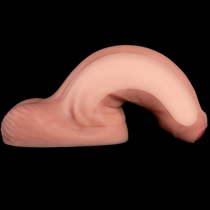 Realistic XXL Monster Dildo with Forehead and Dual Density Silicone, Large Size for Experienced Users