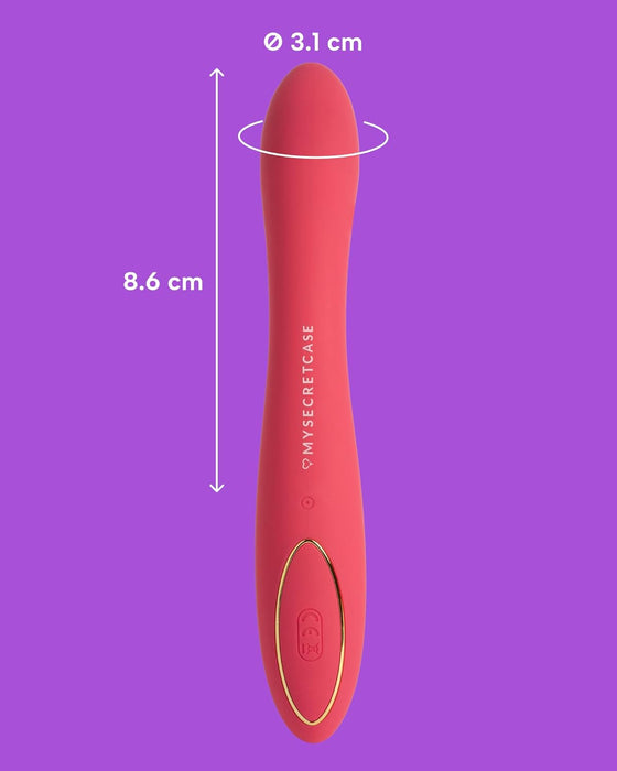 G taško vibratoriaus su šildymo funkcija – 10 vibracijos režimų moterims