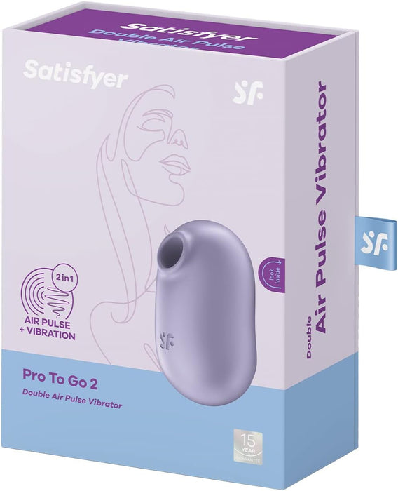 Dvigubo veikimo kompaktiškas moterų stimuliatorius su 11 slėgio bangų ir 12 vibracijos režimų