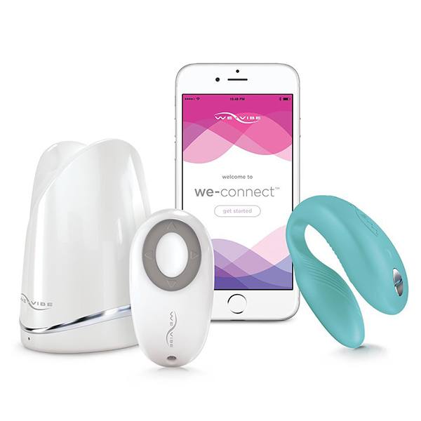 We-Vibe Sync Aqua poros vibratorius