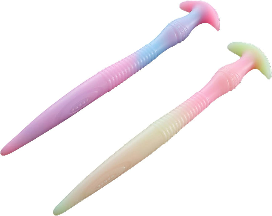 Minkštas silikoninis spindintis analinis kaištis moterims ir poroms