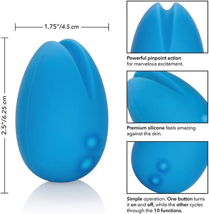 Marvelous EggCiter – an elegant blue tip massager with 10 modes