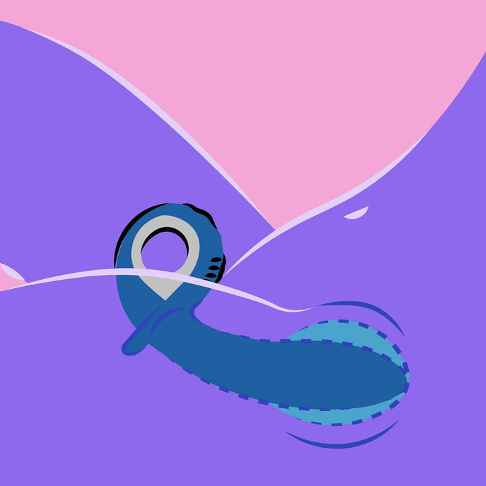 G-spot Vibrator – silicone, inflatable massager with 21 vibration modes