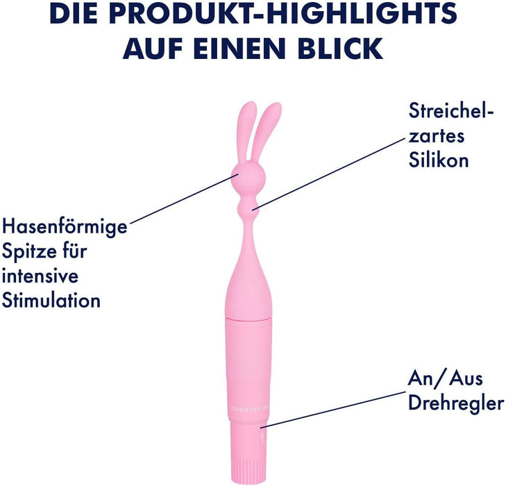 20 cm long silicone vibrator with ergonomic handle and waterproof design