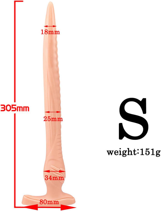 Ergonomic 305mm long realistic dildo with large base