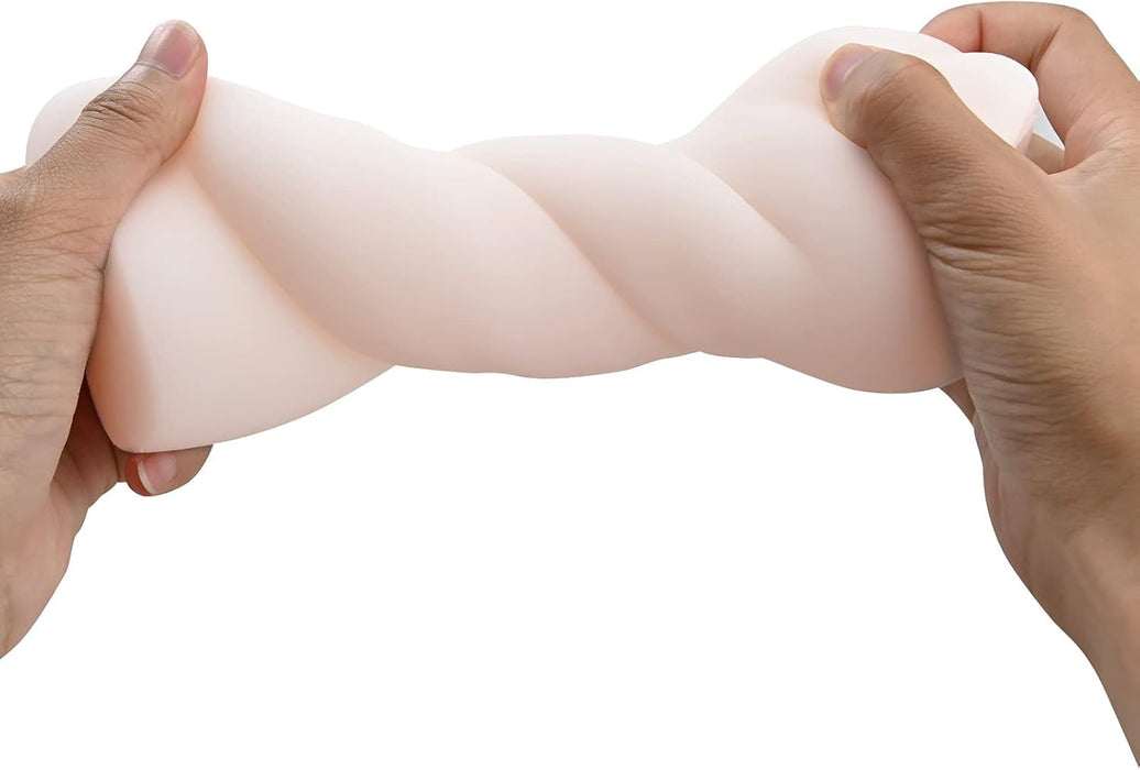 Natūralios odos jausmas – vyriškas masturbatoris su klitoriu ir lytinėmis lūpomis