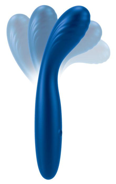 Flexible G-Spot Vibrator in Special Edition Metallic Silicone with 10 Vibration Modes