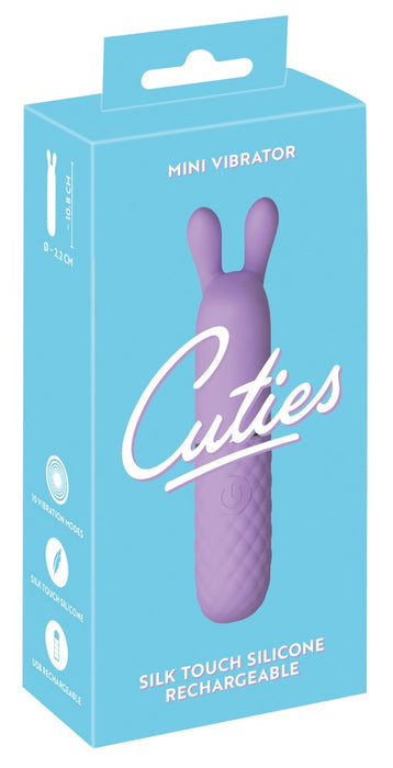Mini Vibrator with Soft Vibro-Ears for Intense Pleasure and Discreet Use – Cuties 5th Generation