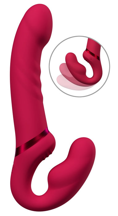 Lapis – App-Controlled Strapless Vibrating Dildo for Role-Play and Pegging for Women