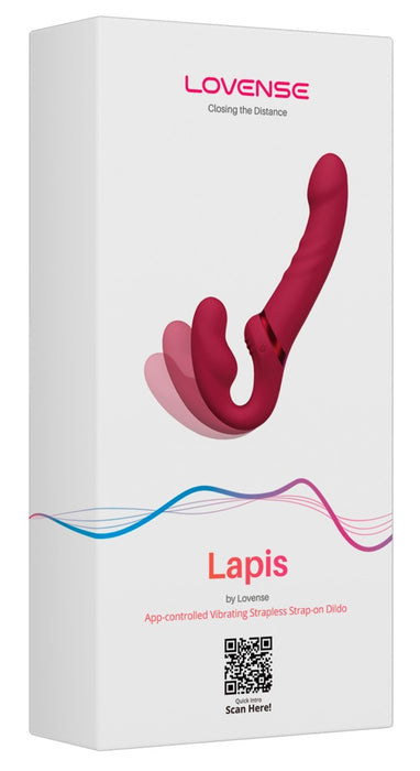 Lapis – App-Controlled Strapless Vibrating Dildo for Role-Play and Pegging for Women