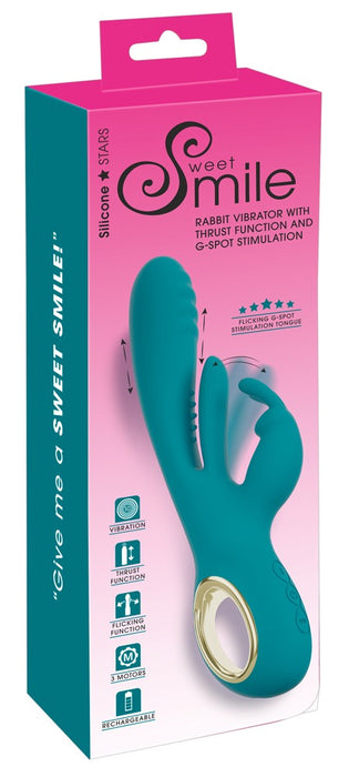 Rabbit Vibrator with Powerful Thrust Function and G-Spot Stimulation for Women