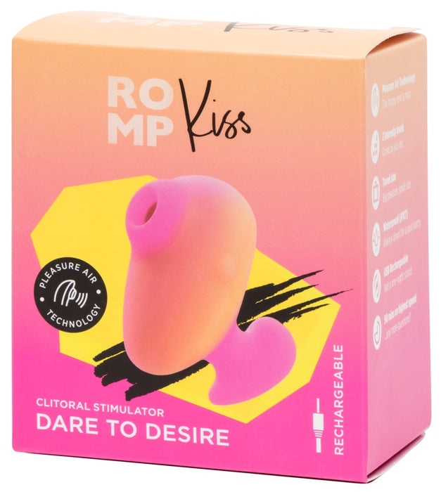 Kiss – compact, waterproof pulsator with Pleasure Air technology for women’s pleasure