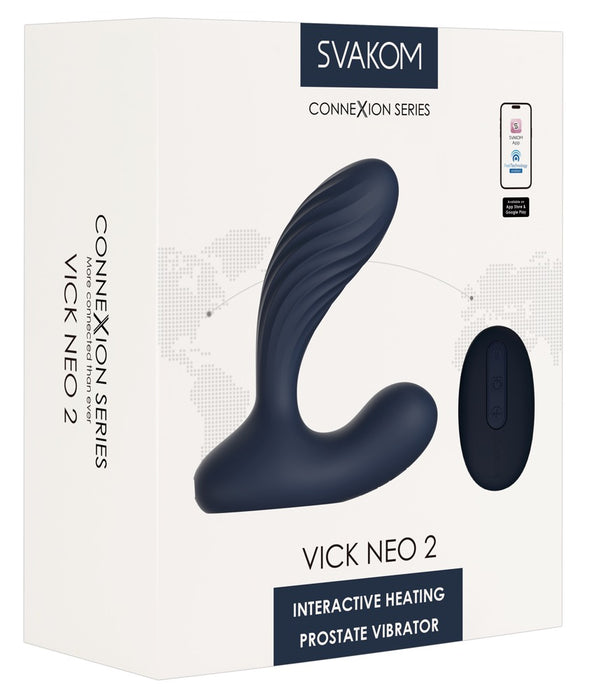 Vick Neo 2 – Quiet prostate and perineum stimulator with remote control and warming function